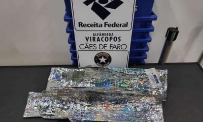 drogas apreendidas no aeroporto de viracopos em Campinas