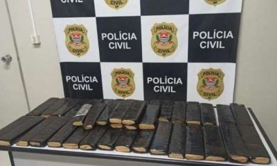 Dupla é presa com 30 Kg de maconha após perseguição policial