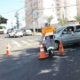 Trecho da Avenida Barão de Itapura tem bloqueio viário