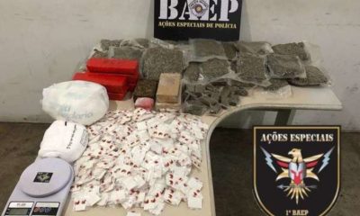 Polícia prende casal com 15 kg de drogas em Campinas