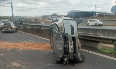 Engavetamento na Rodovia anhanguera em Sumaré