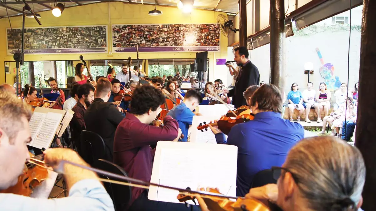 Conservatório Carlos Gomes celebrou 95 anos com festa musical no feriado