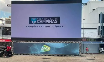 Telão no Largo do Rosário exibe estreia do Brasil na Copa