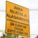 Mais quatro pontos da cidade recebem placas com avisos sobre alagamentos