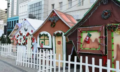 Empreendedoras venderão artesanato nas casas do Papai Noel