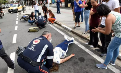 Simulado de acidente alerta para consequências do excesso de velocidade