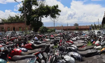 Pátio Municipal tem 885 veículos para arremate no 1º leilão on-line do ano