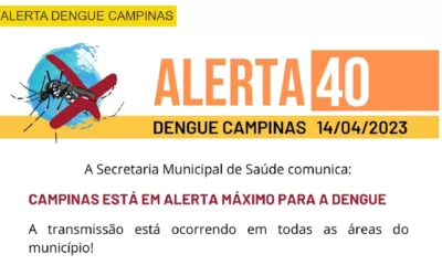 Alerta de Dengue 40 atualiza informações sobre a epidemia da doença