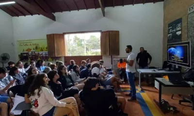 Atividades de educação ambiental atraem colégio de município vizinho