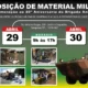 Exposição de equipamento militar celebra os 80 anos da 11ª Brigada