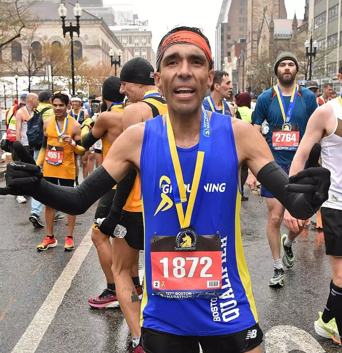 Professor da pasta de Esportes representa Campinas na Maratona de Boston