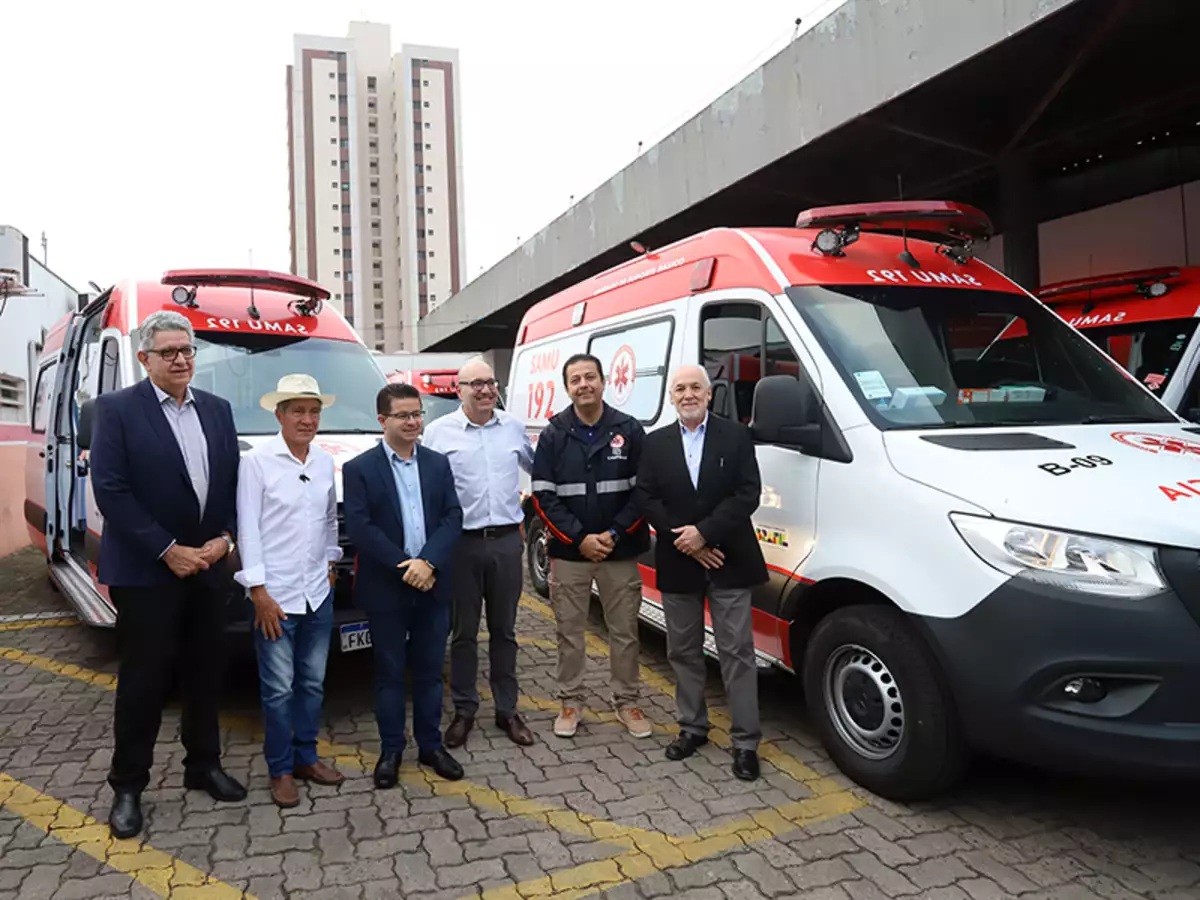 Campinas recebe 15 novas ambulâncias para o Samu; 3 são UTI móvel