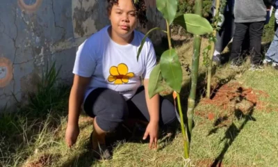 Plantio chama atenção para respeito aos direitos de criança e adolescente