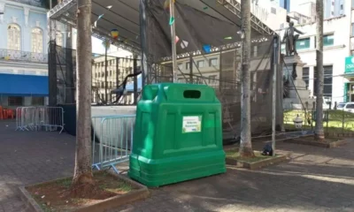 Cidade ganha novos pontos de coleta de recicláveis em áreas de grande circulação