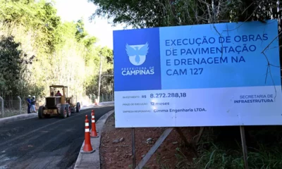 Pavimentação de estrada municipal em Joaquim Egídio vai beneficiar 20 mil pessoas