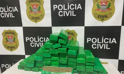 Polícia apreende 50 kg de maconha e prende suspeito